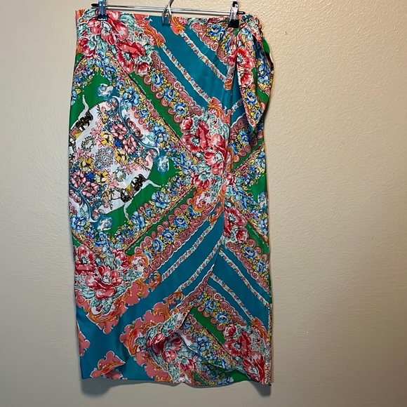 Maeve Carousel Wrap Skirt - Picture 1 of 6